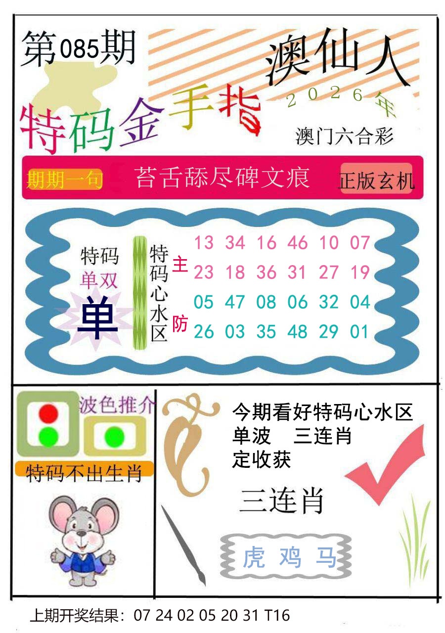 085期特码金手指[图]